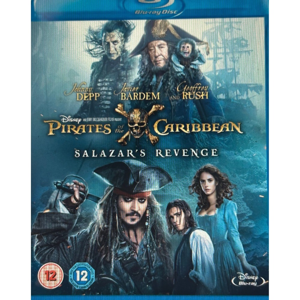 Pirates Of The Caribbean Salazars Revenge Blu Ray Disc Only Johnny Depp Tested